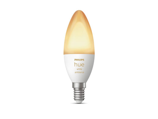 Philips Hue E14 Candle Globe - White Ambience