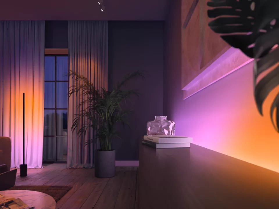 Philips Hue Gradient Ambiance Lightstrip - 1m Extension bench