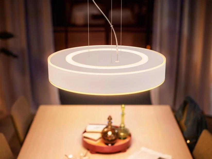 Philips Hue Enrave Pendant table