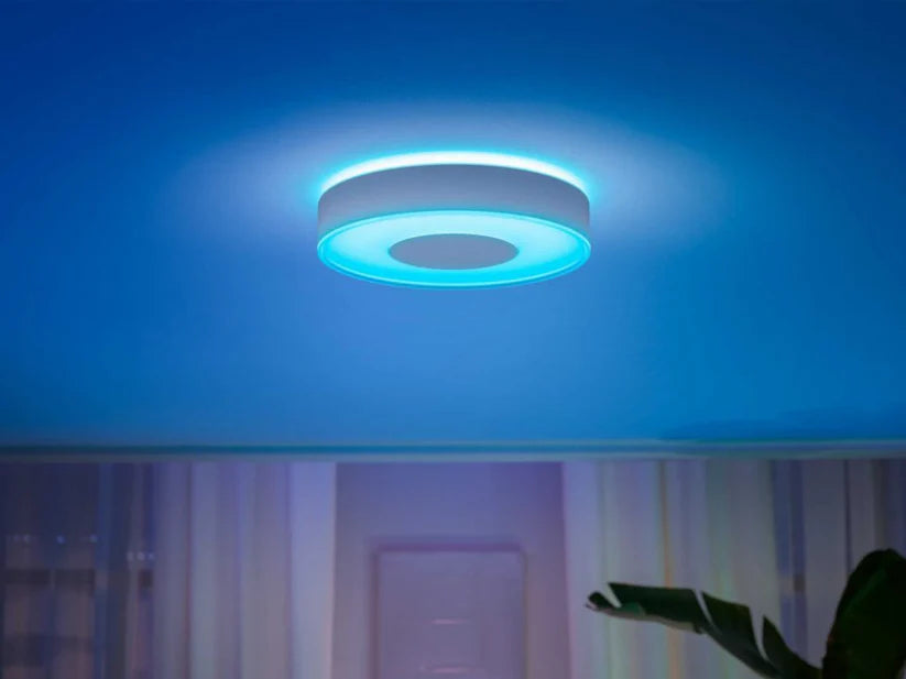 Philips Hue Infuse ceiling blue