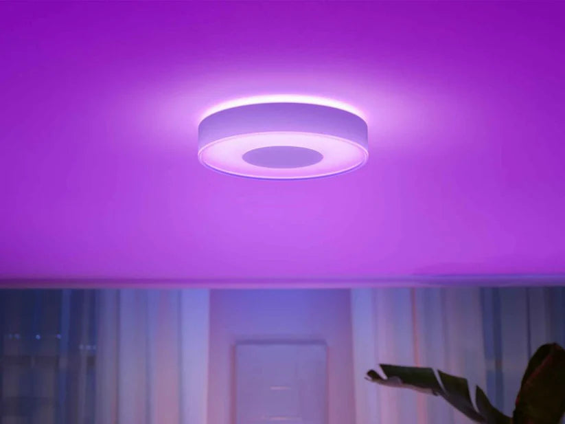 Philips Hue Infuse ceiling purple