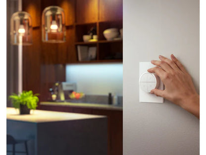 Philips Hue Tap Dial Switch mounted