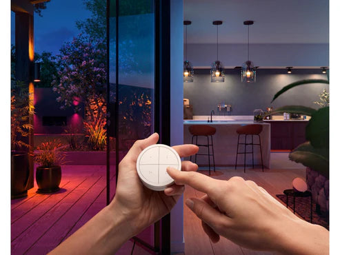 Philips Hue Tap Dial Switch in hand