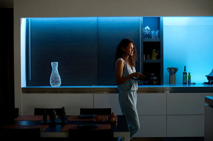 Philips Hue Lightstrip Plus - 2m blue cabinet