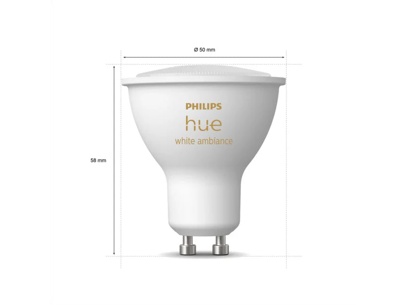 Philips HUE GU10 Globe - White Ambiance