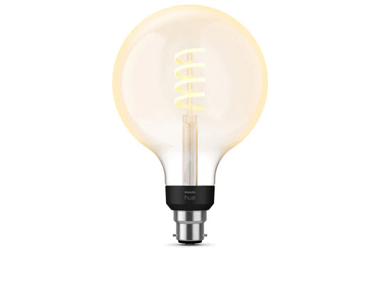 Philips Hue G125 - White Ambiance  Filament Screw Globe